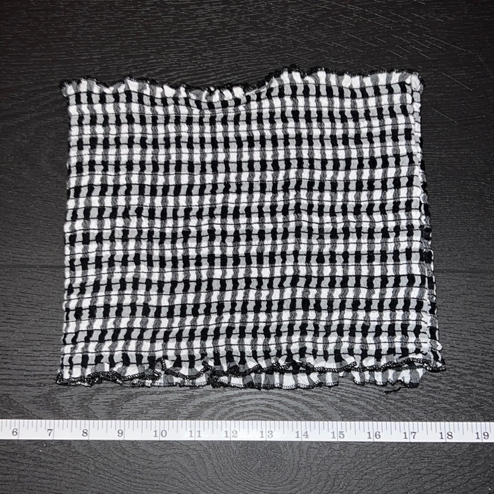 Brandy Melville John Galt Gingham Tube Top